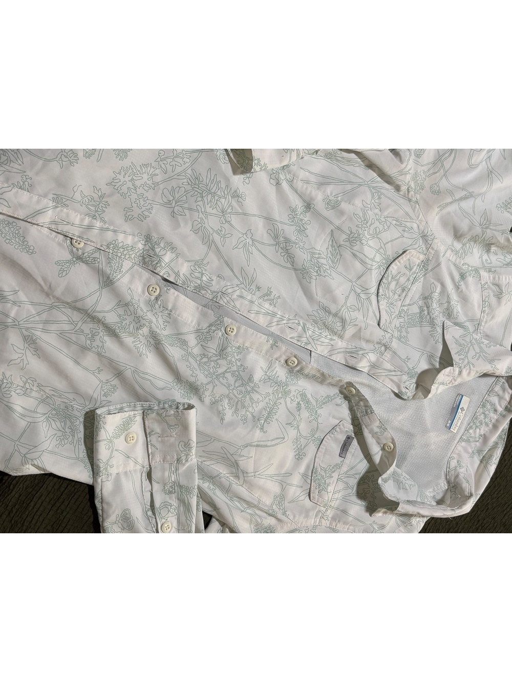 Columbia Omni-Shade Long Sleeve Button-Up Shirt M/M